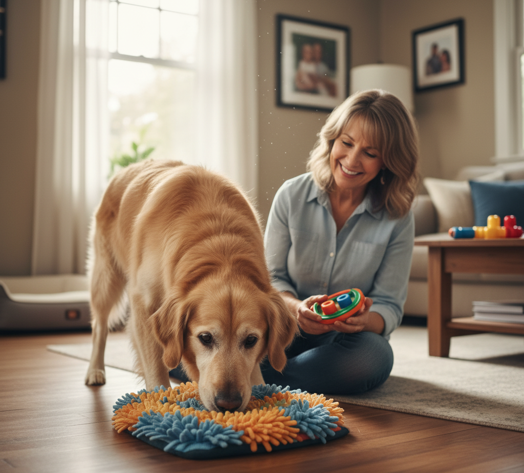 Brain Games for Senior Dogs