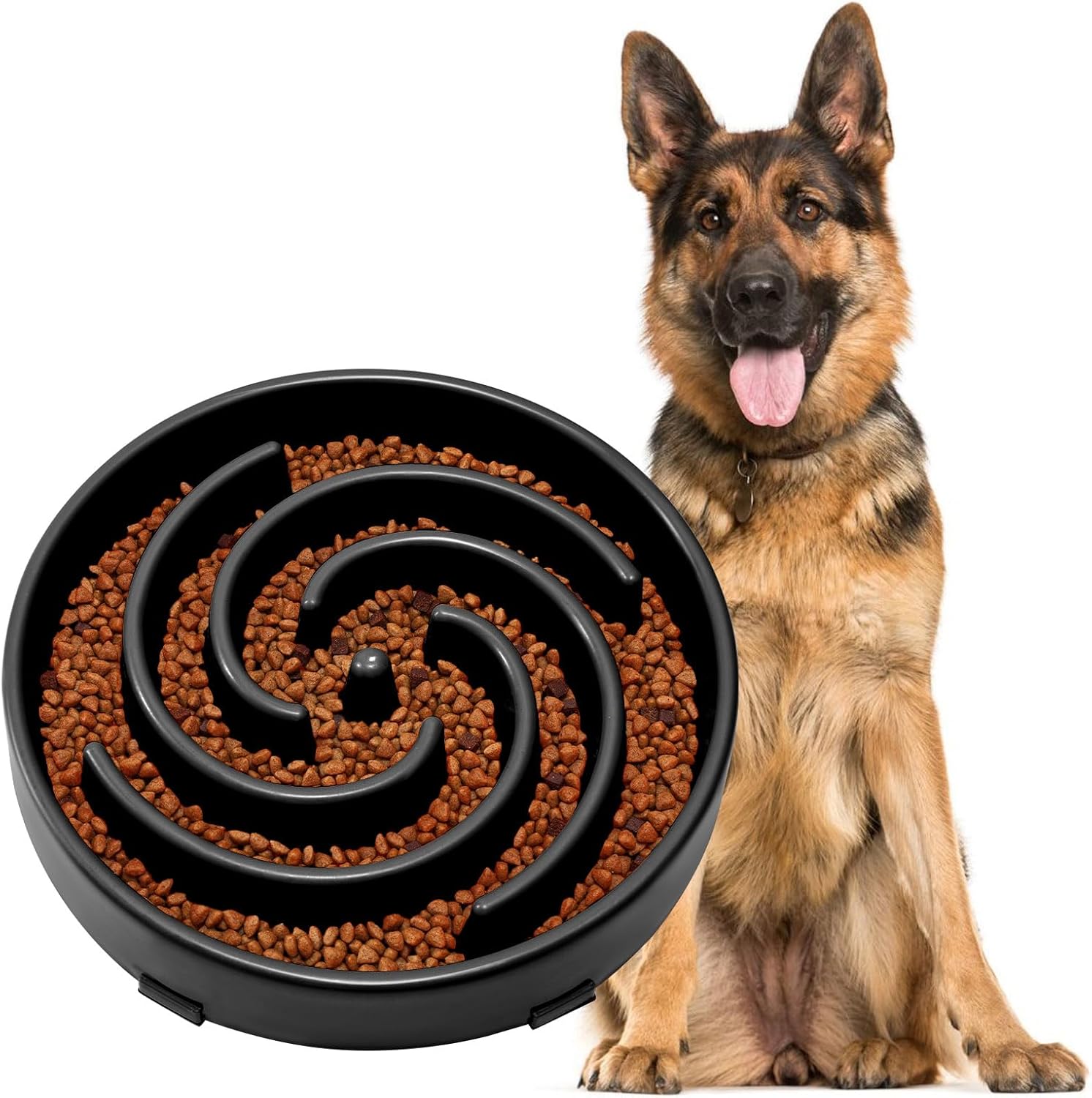JASGOOD Slow Feeder Dogs Bowl