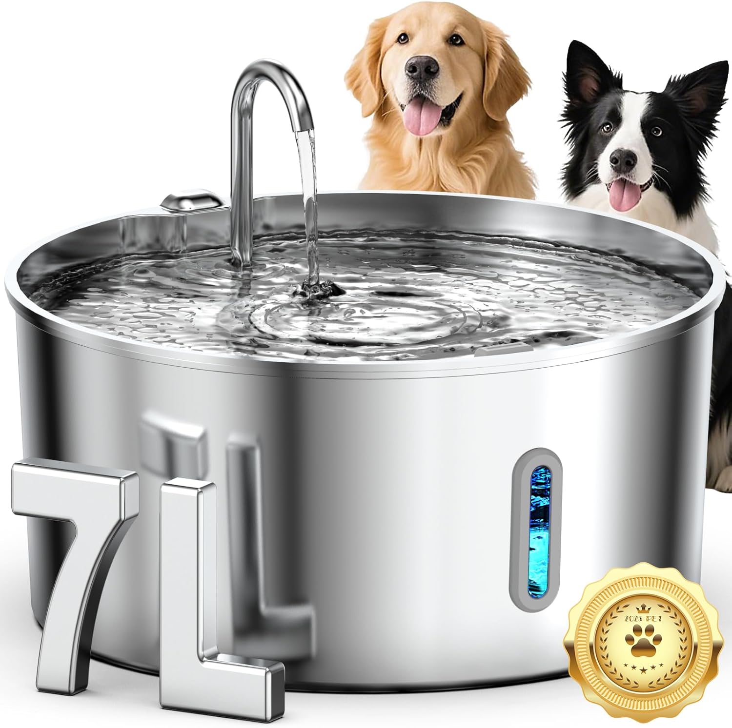 Pet water fountain for dogs