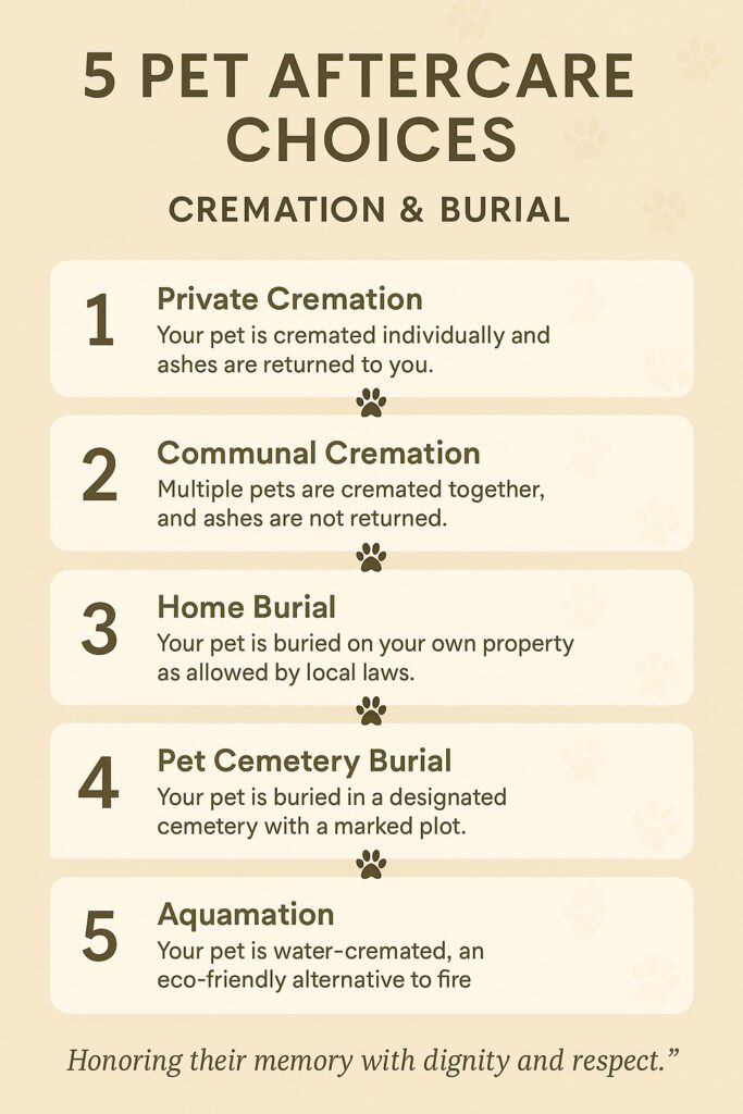 Pet Aftercare Choices