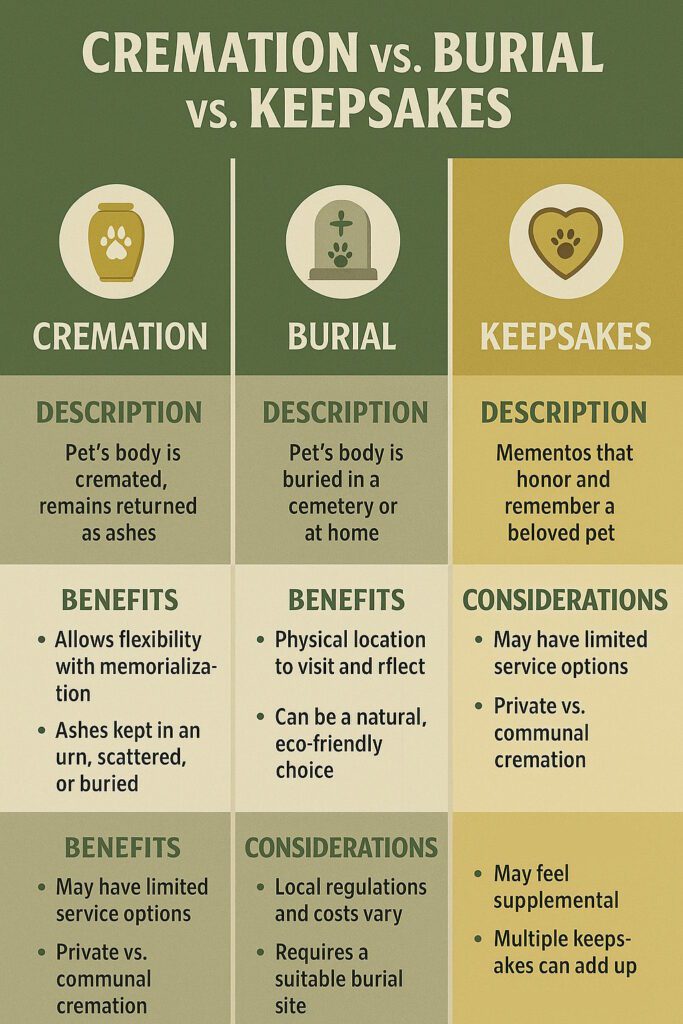 Pet Aftercare Choices