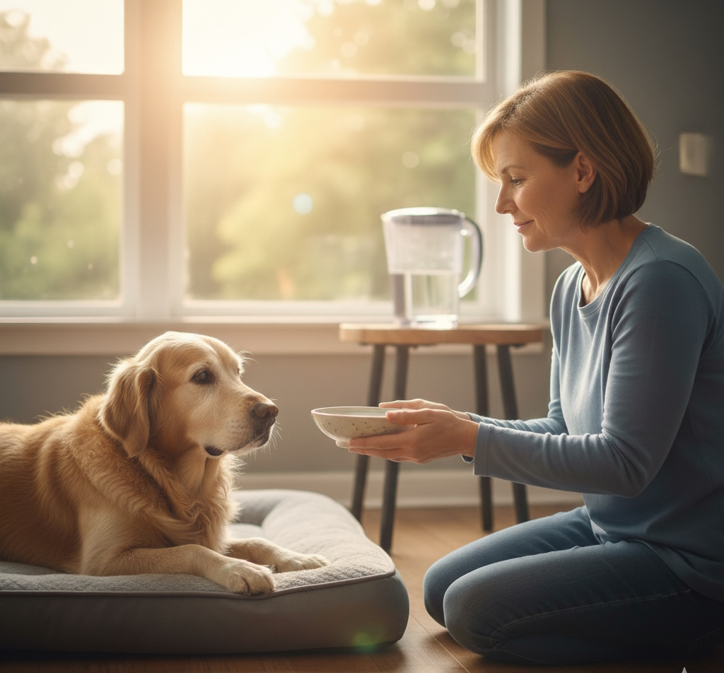 senior dog hydration
