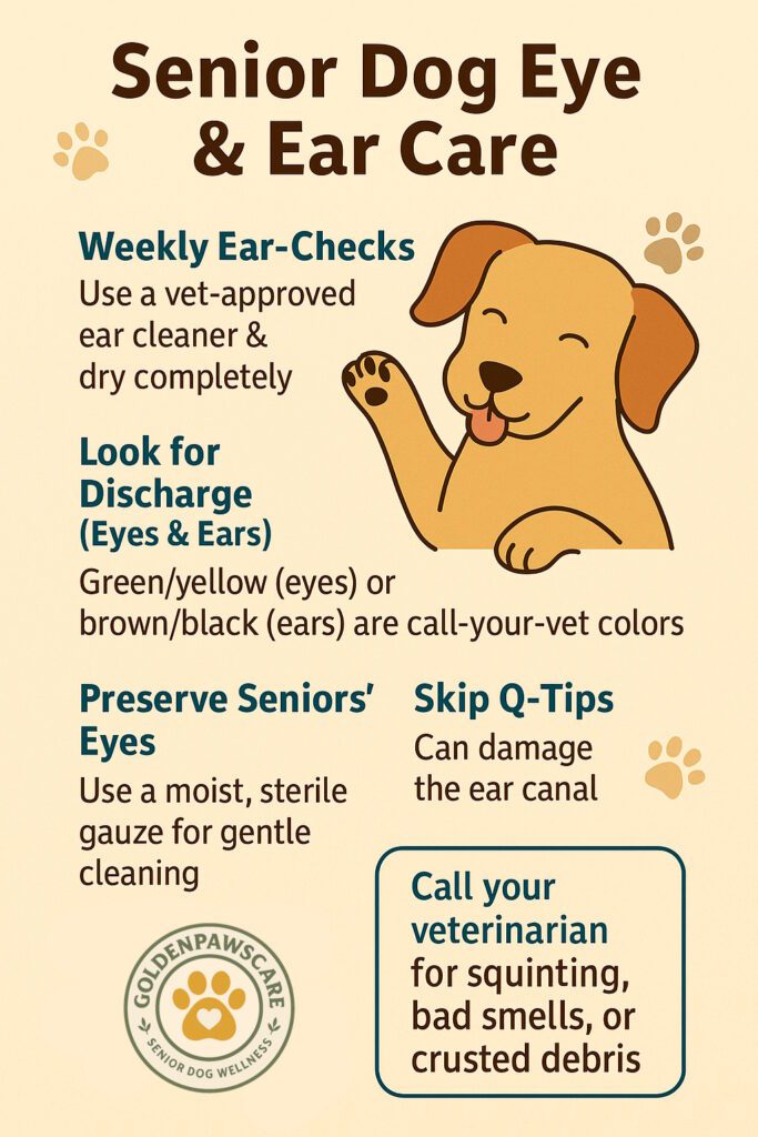 Senior Dog Eye and Ear Care