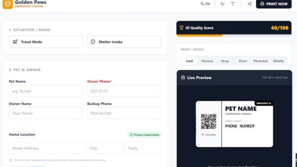 Senior Dogs Need a "Smart" Emergency ID