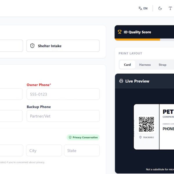 Senior Dogs Need a "Smart" Emergency ID