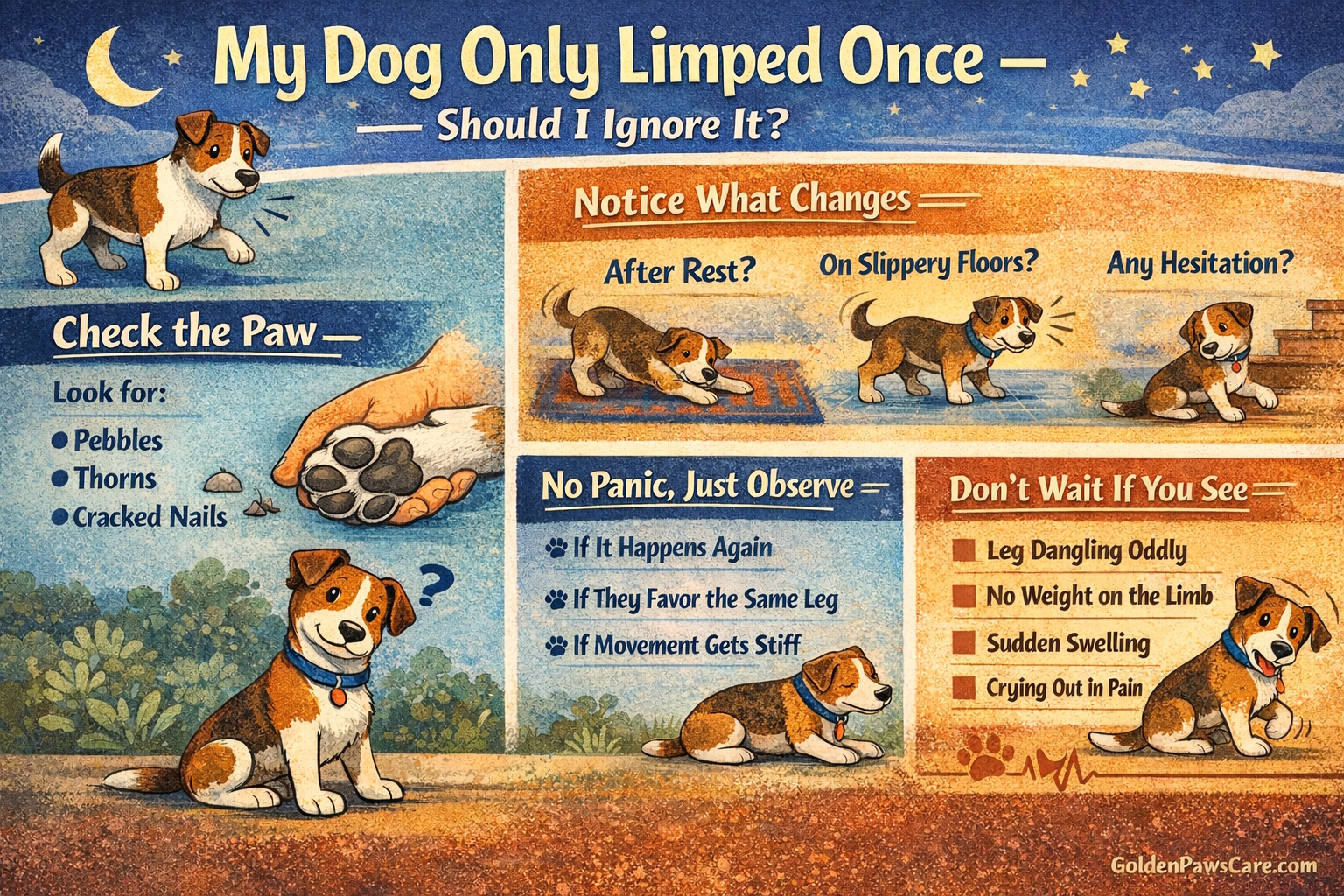 My Dog Limped Once and Then Stopped: Should I Be Worried?