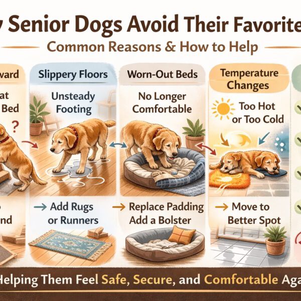Why Senior Dogs Avoid Their Favorite Spots & How to Help