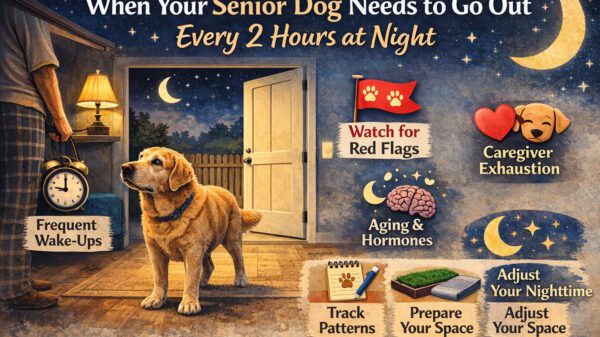 Senior Dog Needs Out Every 2 Hours? The 3 AM Bathroom Cycle