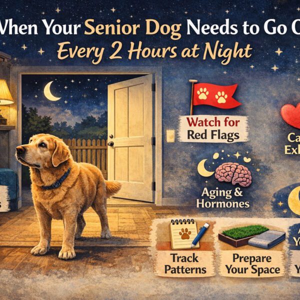 Senior Dog Needs Out Every 2 Hours? The 3 AM Bathroom Cycle